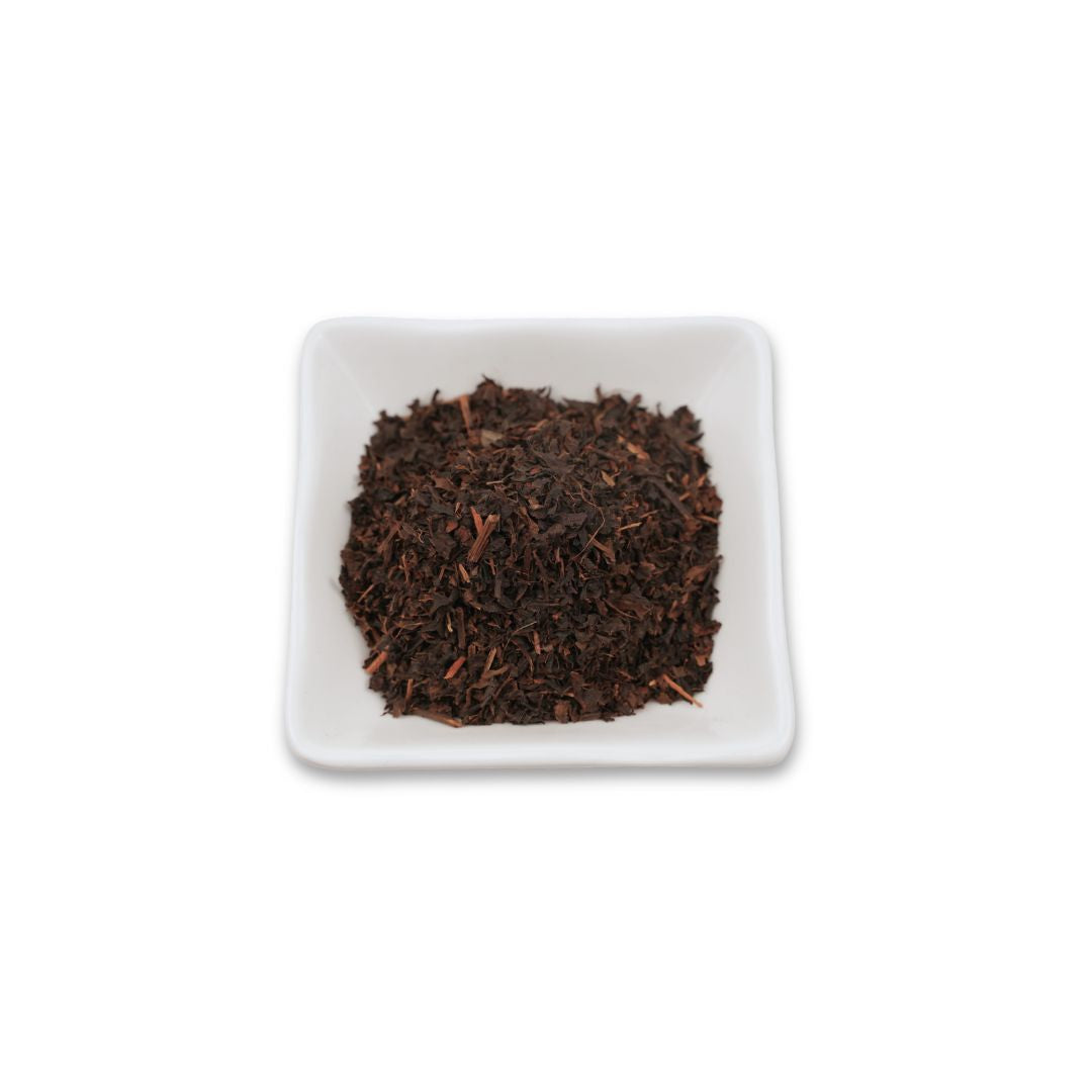 Premium Assam black tea loose leaves with a bold, malty flavor, ideal for bubble tea, milk tea, iced tea, and traditional hot tea brewing