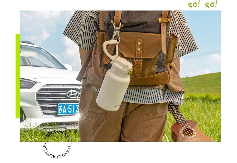 Large Thermal Water Bottle With Handle