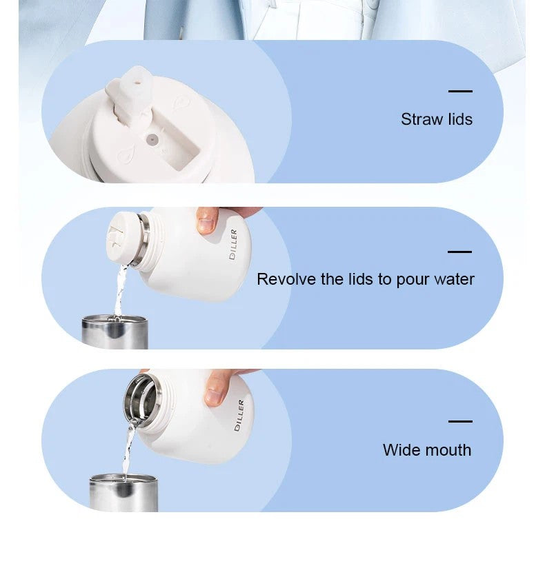 Luxury Vacuum Insulated Stainless Steel Water Bottle