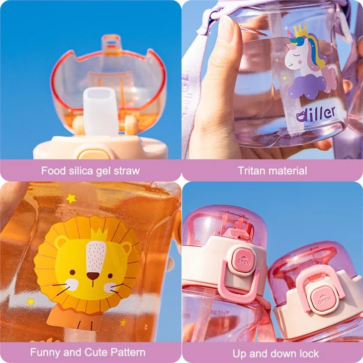 Cartoon Animals Water Bottle