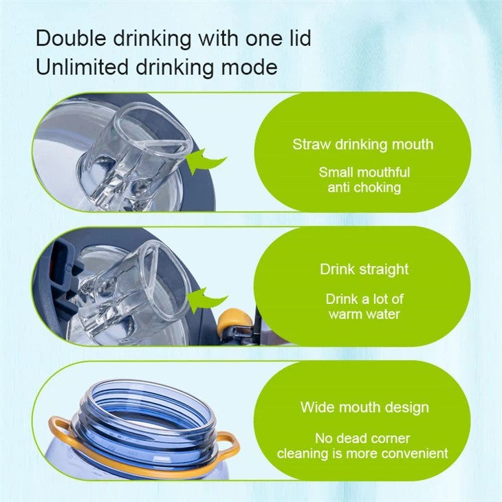 Tritan BPA-Free Cute Big Belly Water Bottle