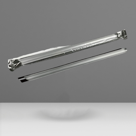 23cm Individually Wrapped PP Plastic Straw- 12mm