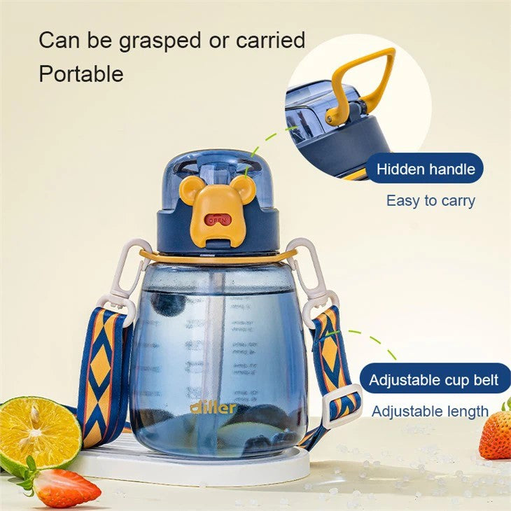 Tritan BPA-Free Cute Big Belly Water Bottle