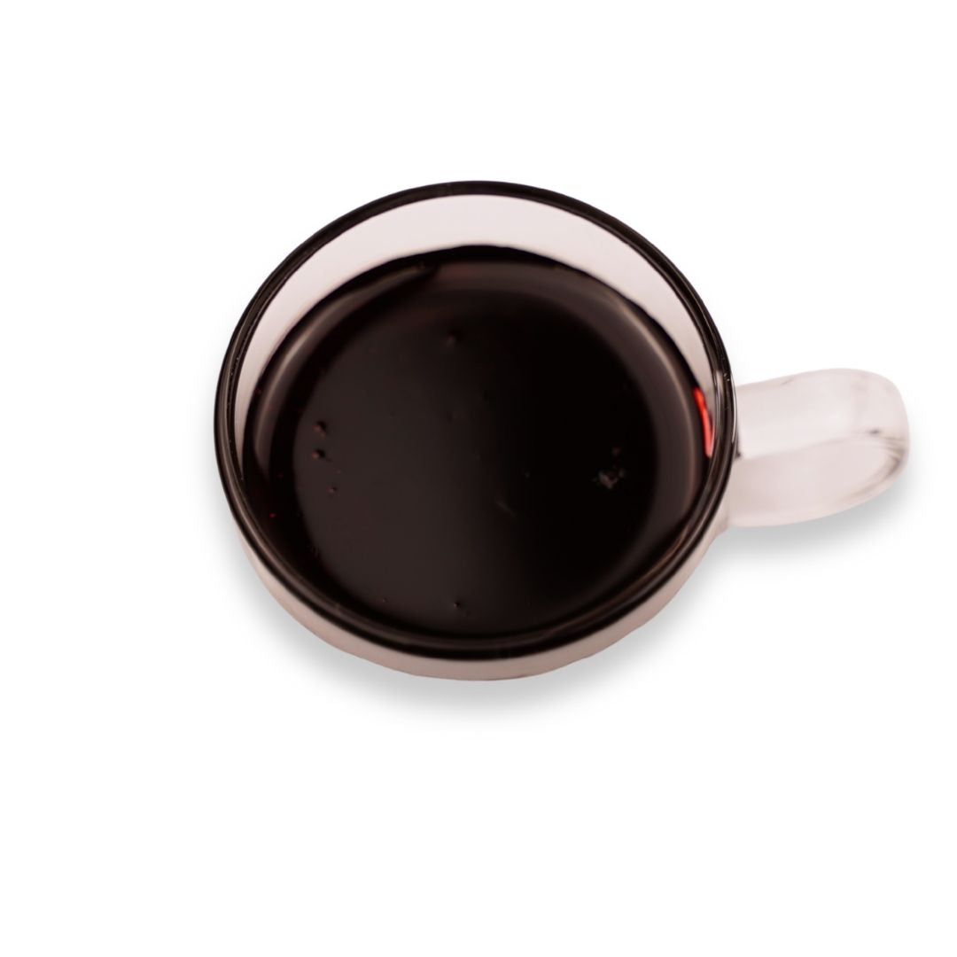 dragon fruit syrup liquid in cup for beverage and dessert use