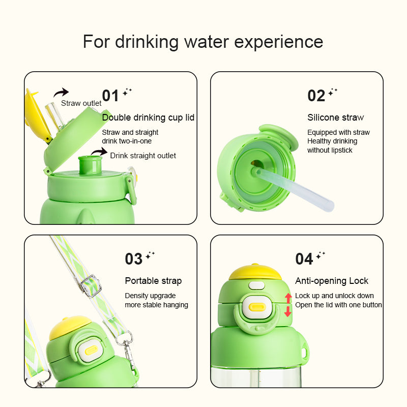 Portable BPA-Free Water Bottle