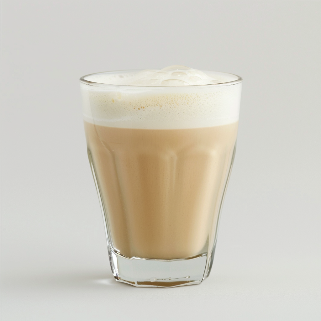 Creamy wheat malt bubble tea made with Watercome wheat malt powder and toasted grain flavor