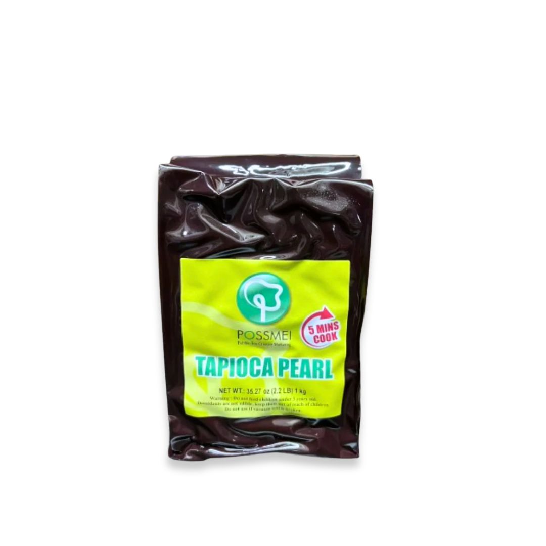 Watercome 5-minute fast cook tapioca pearls, premium Taiwanese boba pearls for bubble tea, easy-to-cook tapioca pearls for cafés, restaurants, and home use