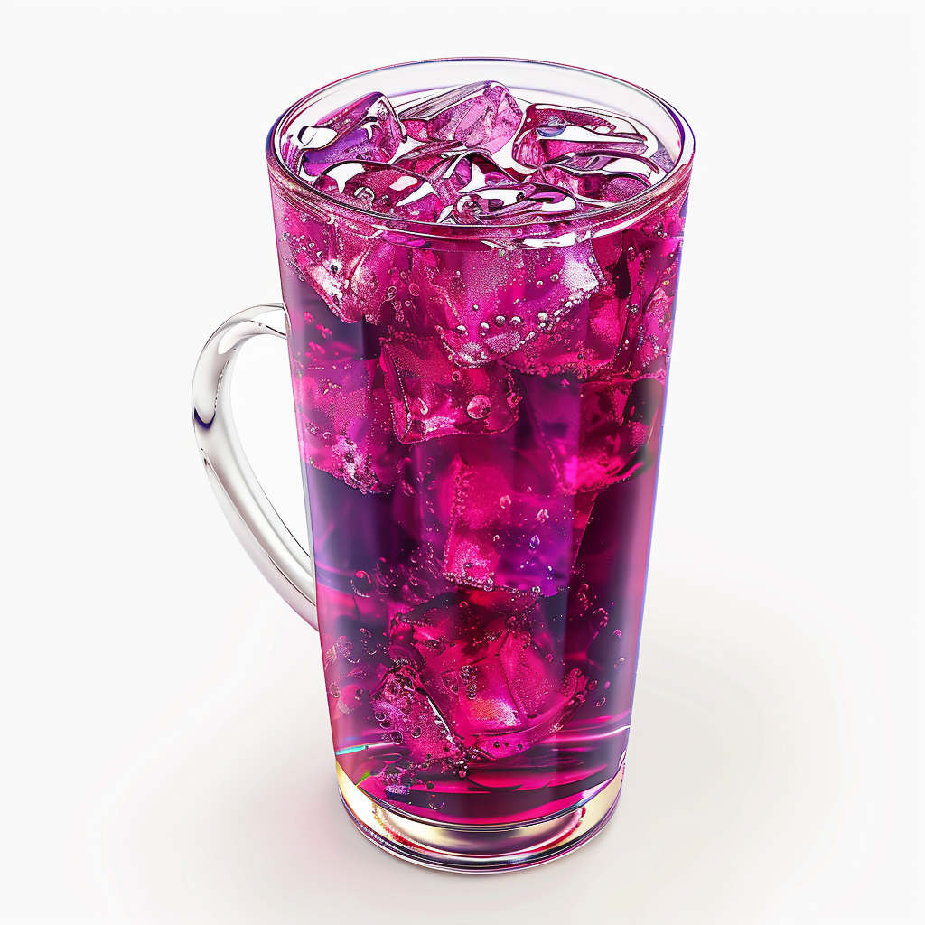 iced blueberry fruit drink with vibrant berry flavor and refreshing sweetness