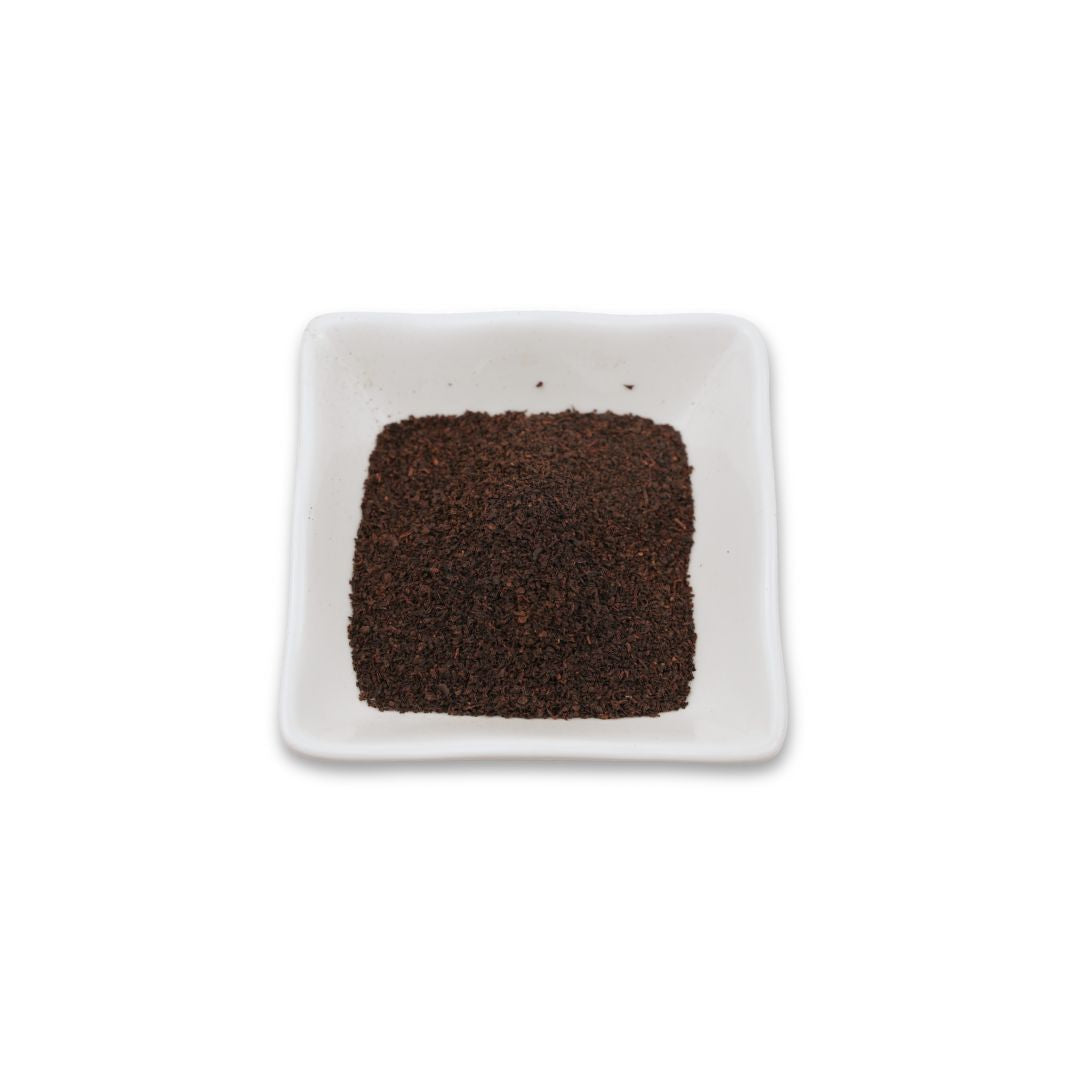 Premium Watercome fine cut Ceylon Black Tea leaves with a rich, brisk flavor for bubble tea, milk tea, and commercial beverage preparation