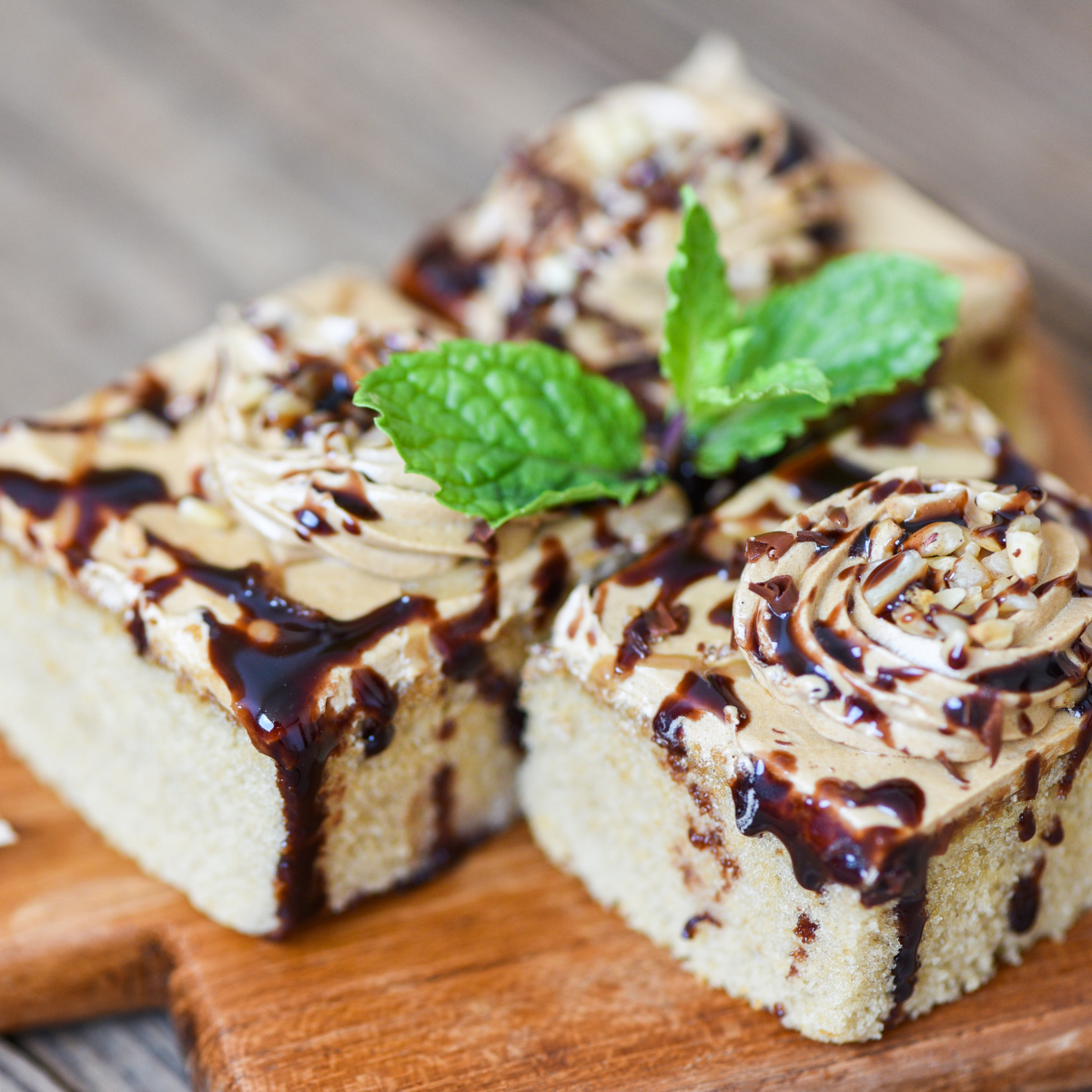 Dessert prepared with coffee syrup featuring rich roasted coffee flavor ideal for cakes pastries and sweet treats
