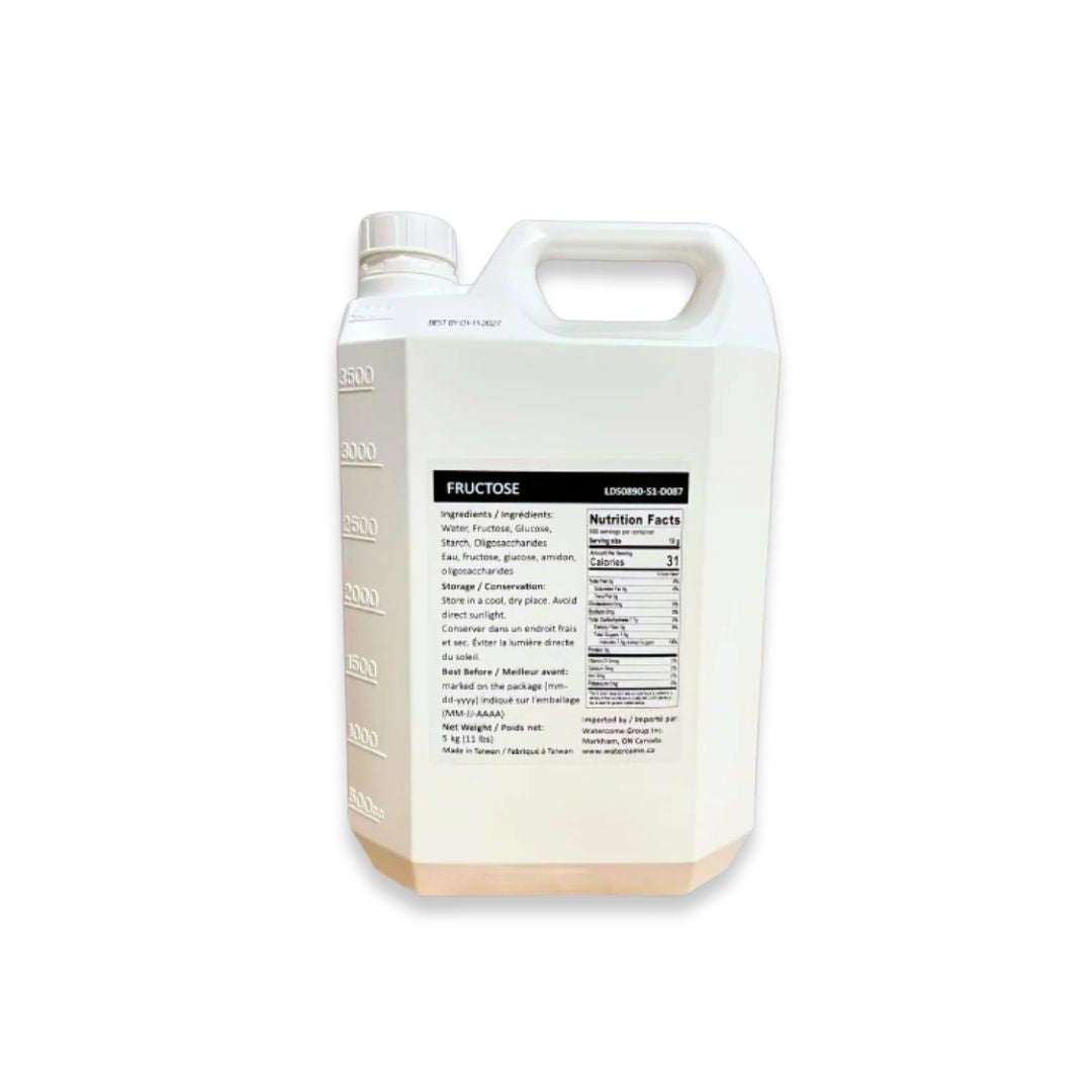 Commercial-grade liquid fructose syrup from Taiwan for bubble tea, milk tea, fruit tea, coffee, smoothies, desserts, and specialty beverages with smooth, consistent sweetness