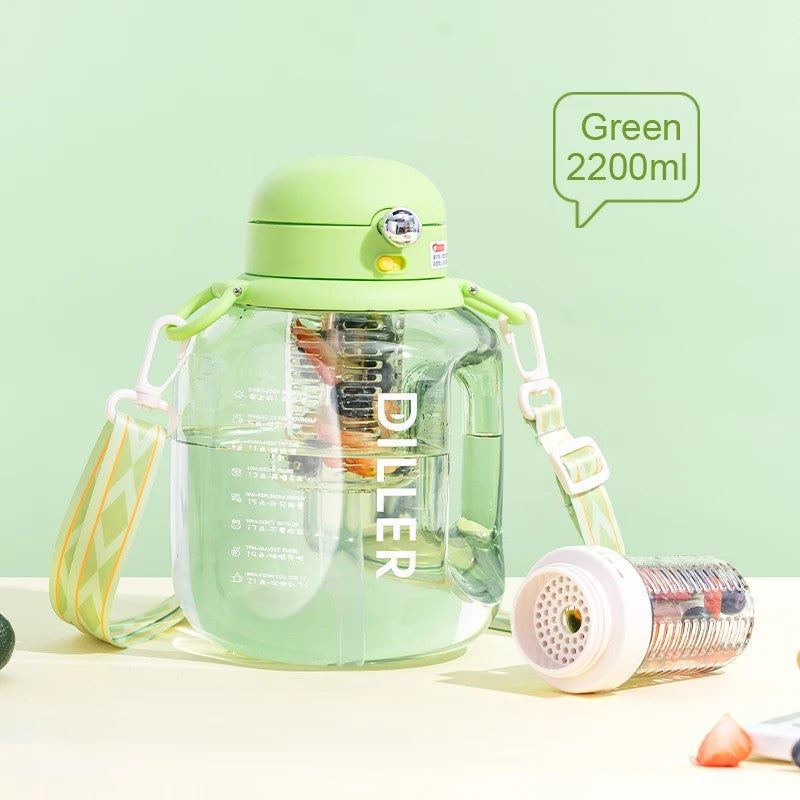 Tritan Water Bottle With Fruit Infuser