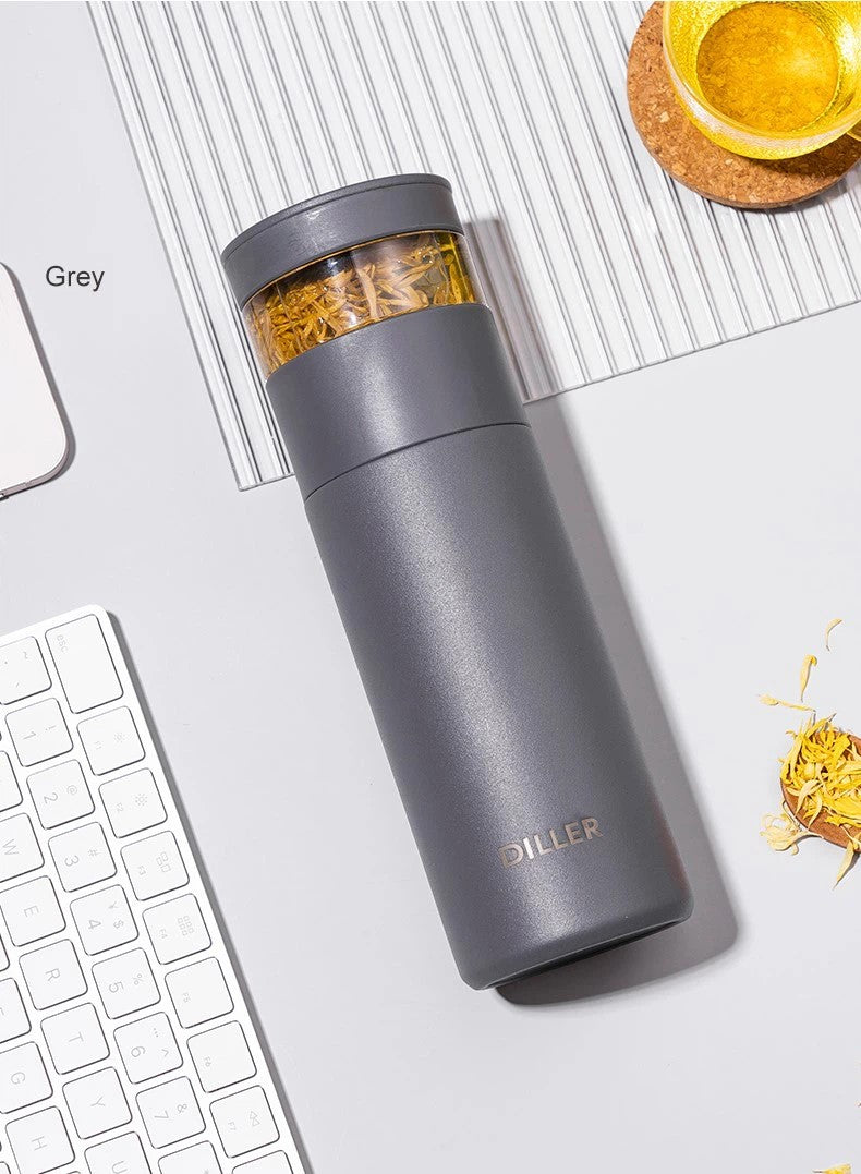 Insulated Stainless Steel Bottle With Tea Infuser
