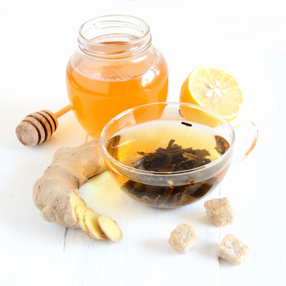 Honey fruit tea made with honey syrup featuring delicate floral sweetness and smooth refreshing flavor
