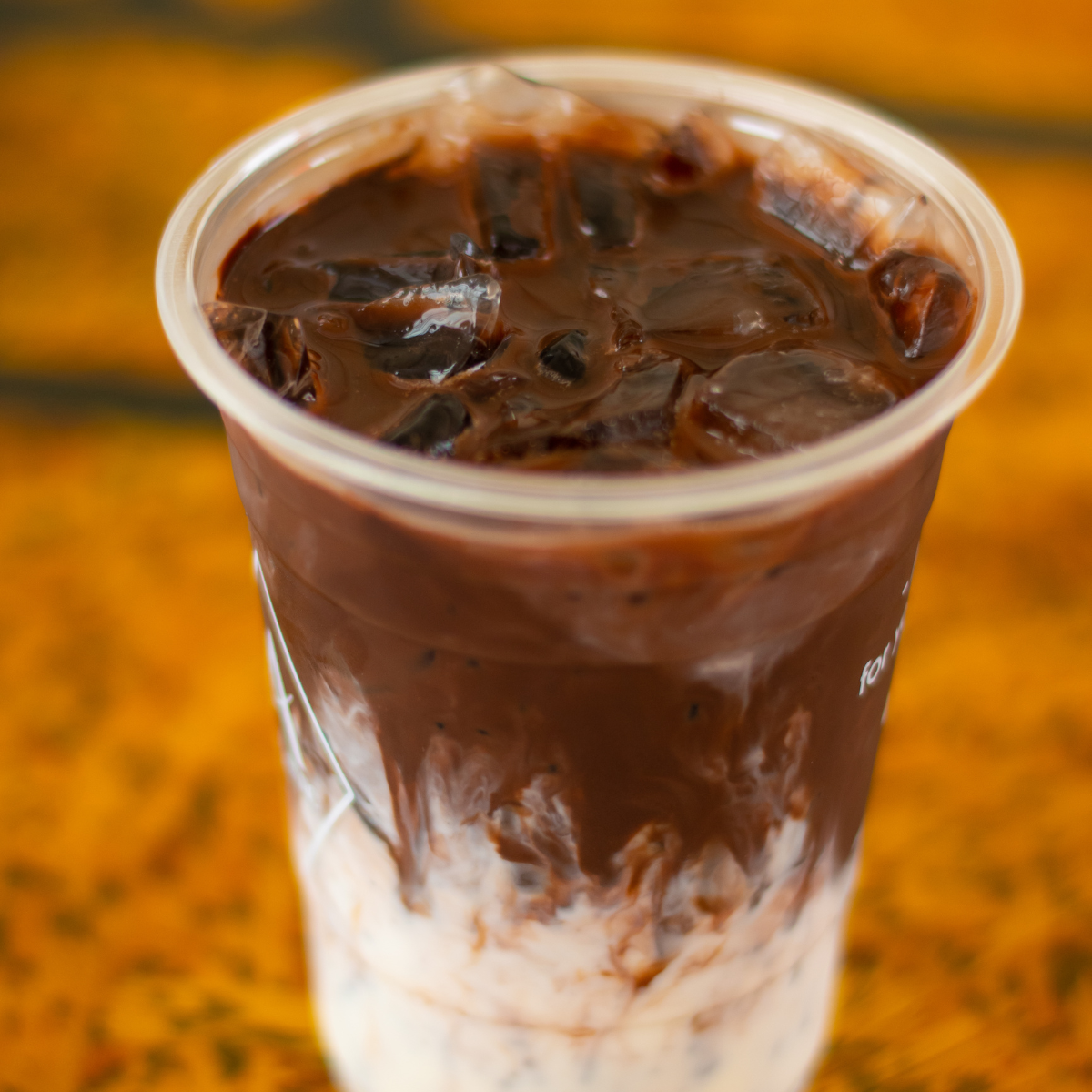 Warm chocolate cocoa beverage made with Watercome chocolate cocoa powder featuring creamy chocolate sweetness