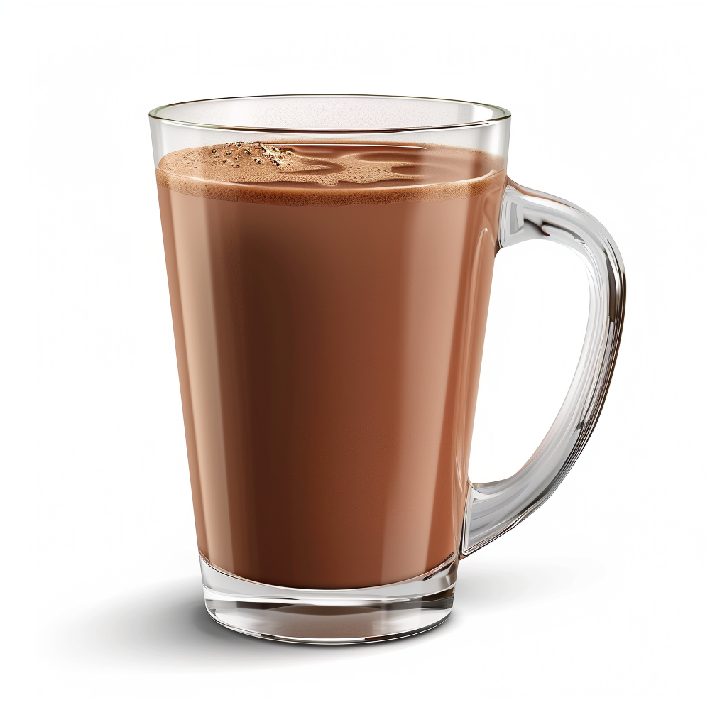 Creamy iced chocolate beverage made with Watercome chocolate cocoa powder and rich cocoa taste