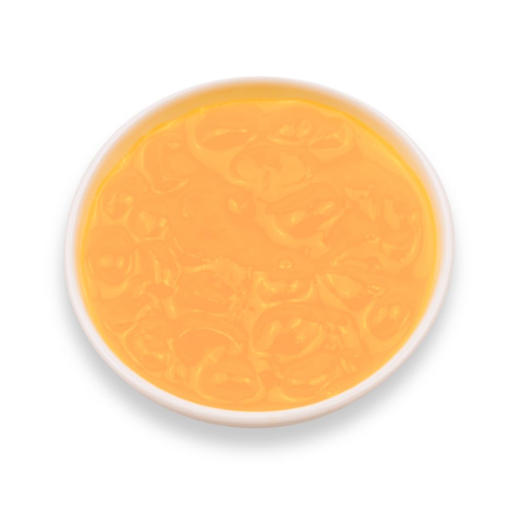 Mango Crystal Boba translucent agar pearls with chewy texture for bubble tea fruit tea smoothies and frozen desserts