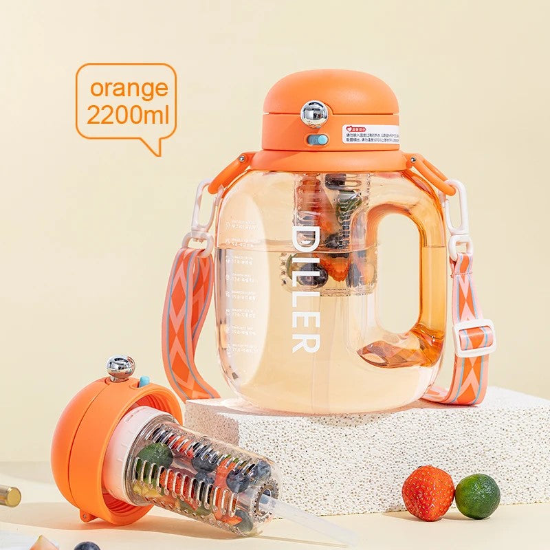 Tritan Water Bottle With Fruit Infuser