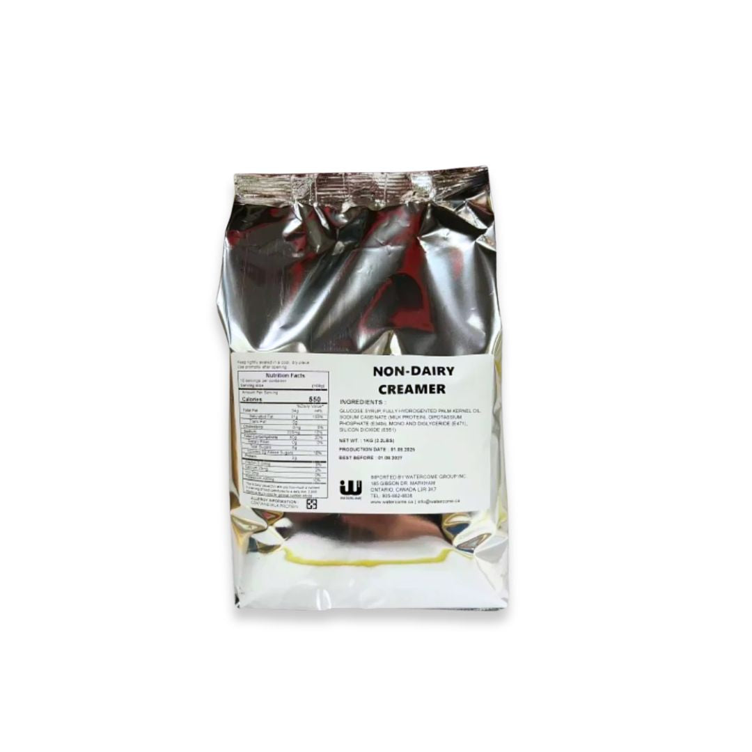 Premium non-dairy creamer powder for bubble tea, milk tea, coffee, smoothies, and specialty beverages with a rich, creamy texture and smooth taste