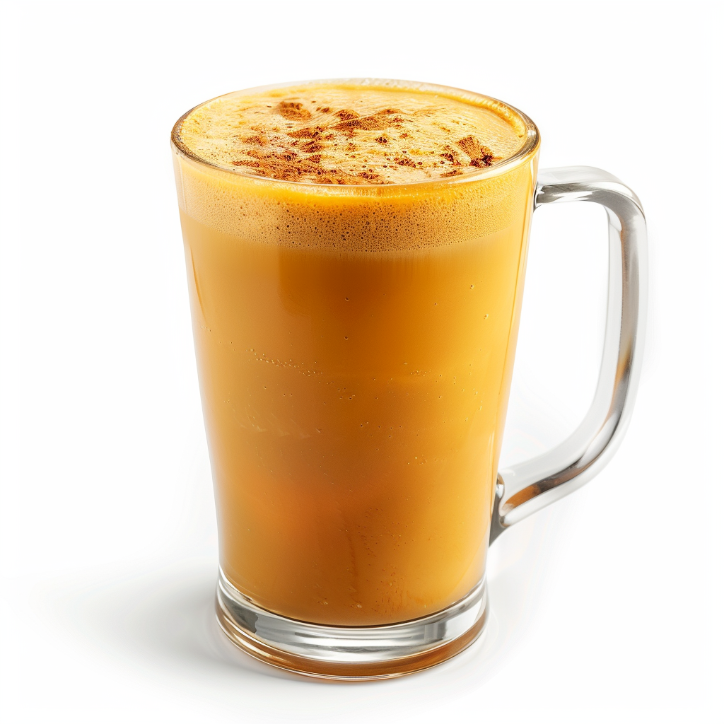 Creamy pumpkin milk tea made with pumpkin powder and served chilled for seasonal bubble tea beverages