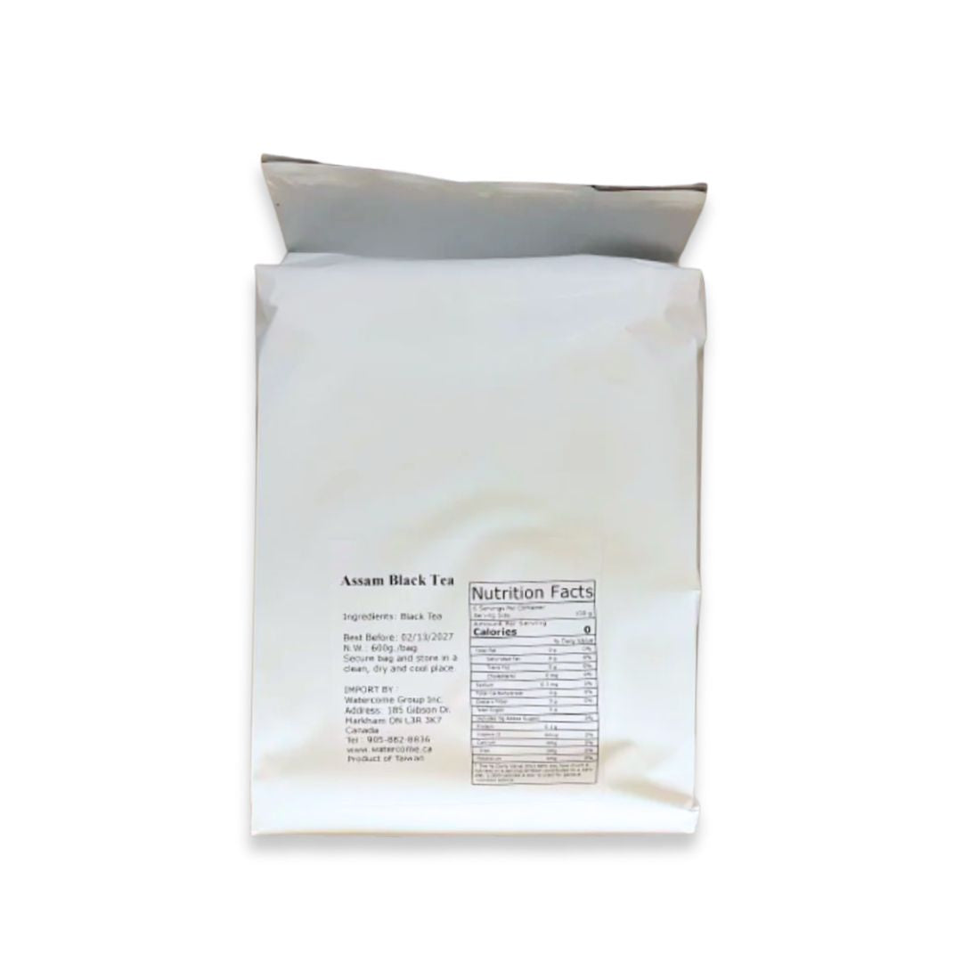 Watercome premium Assam Black Tea loose leaf from Taiwan, rich and malty black tea for bubble tea, milk tea, cafés, restaurants, and home brewing