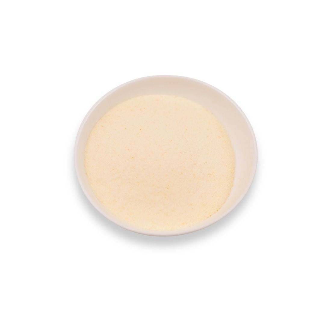 Fine banana powder with smooth texture, easy to dissolve for bubble tea, smoothies, and dessert applications