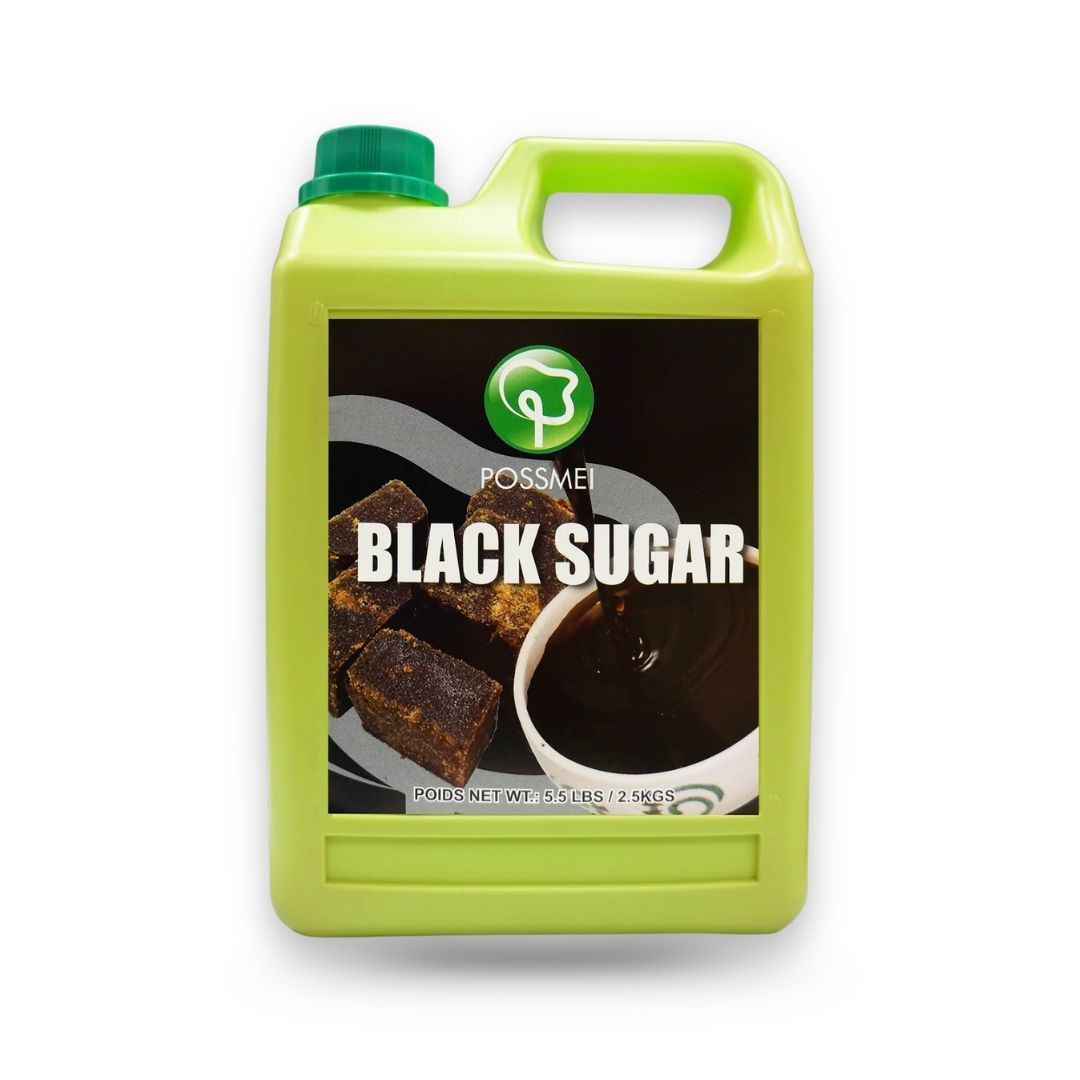 Watercome black sugar syrup bottle for bubble tea and beverages