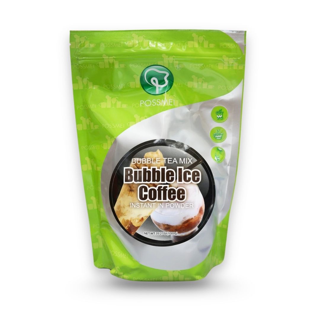 Watercome bubble ice coffee powder packaging for cafés and beverage shops