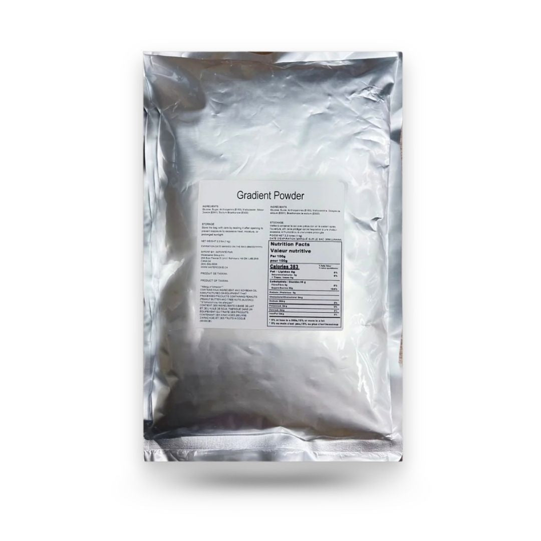 Watercome Color Changing Beverage Powder for gradient drinks specialty sodas and bubble tea creations