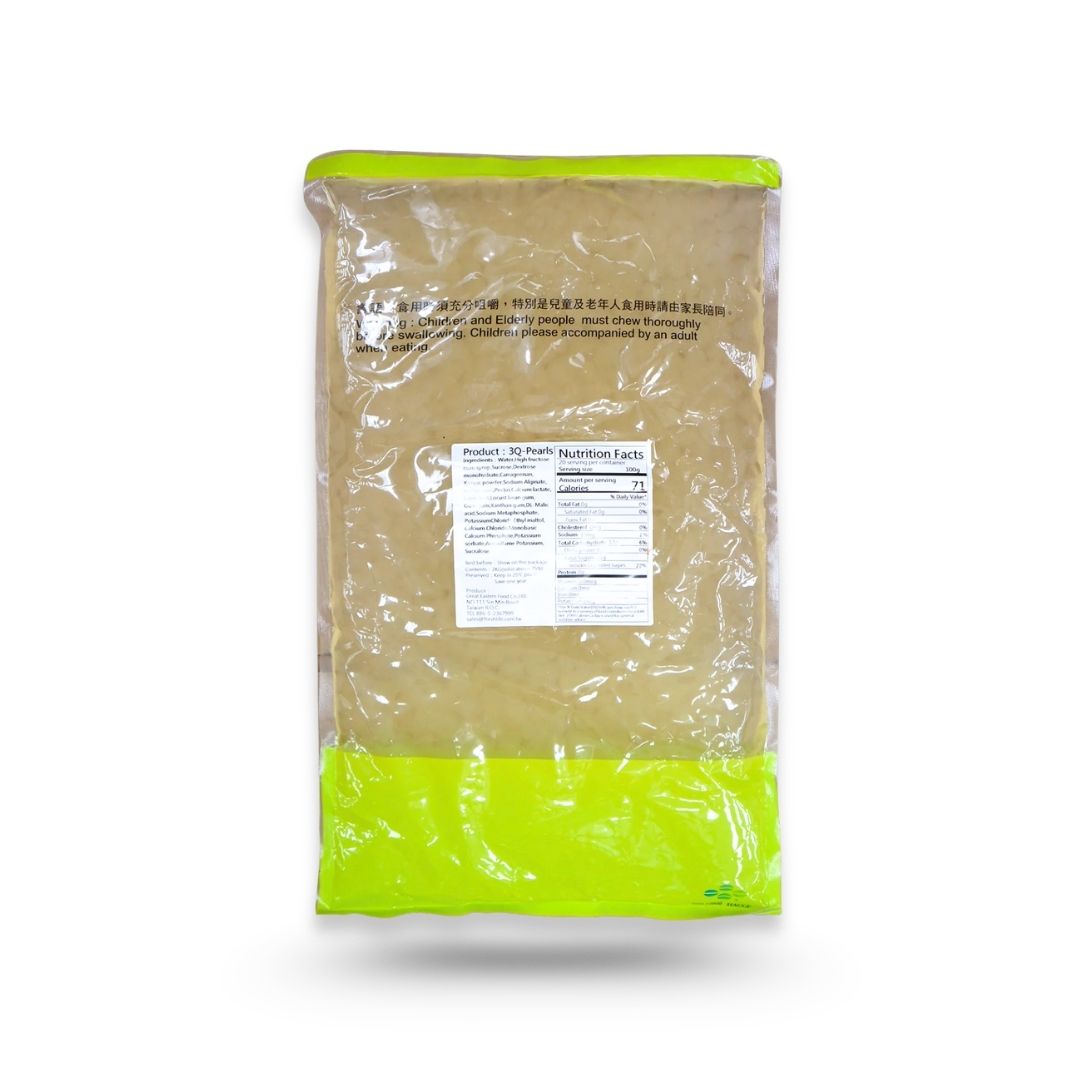 Watercome Crystal Boba ready-to-use translucent chewy pearls for bubble tea