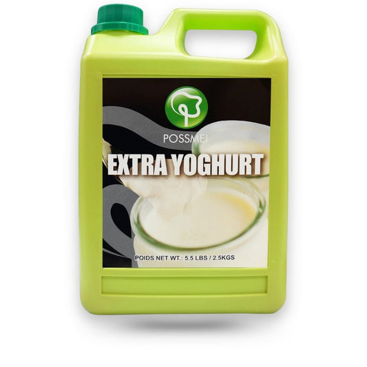 Watercome Extra Yogurt Syrup with sweet creamy yogurt flavor for bubble tea specialty drinks and desserts