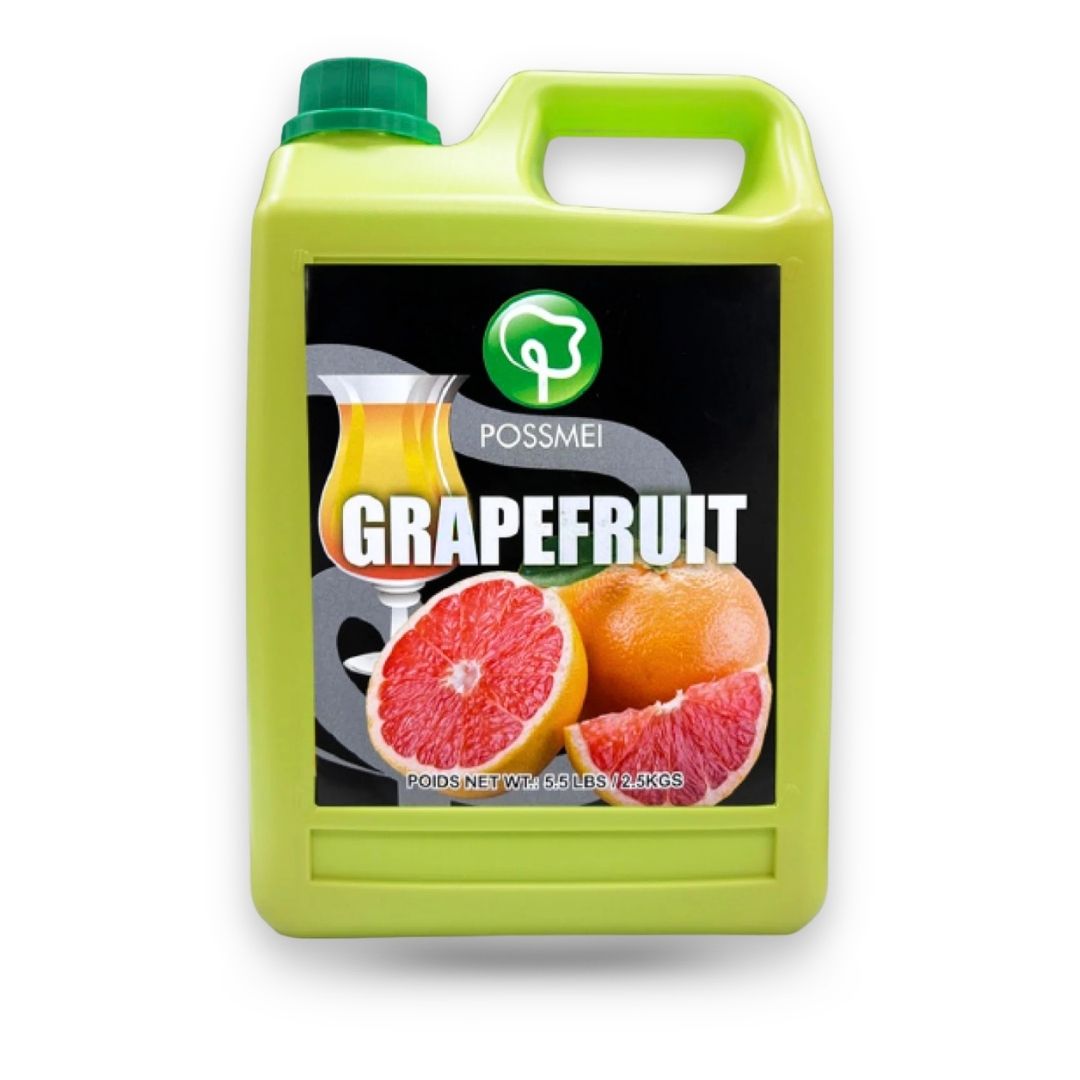 Watercome Grapefruit Syrup bottle for bubble tea fruit tea and dessert beverages
