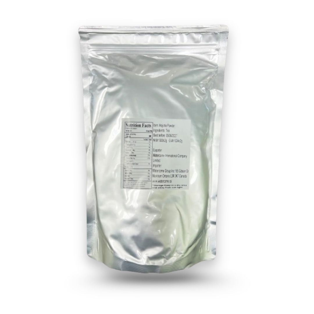 Watercome Hojicha Powder for bubble tea milk tea lattes smoothies desserts and specialty beverage applications