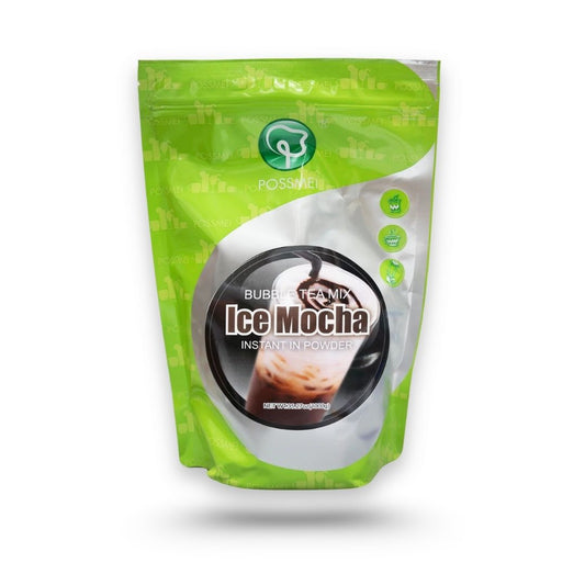 Watercome ice mocha powder with rich chocolate and coffee flavor for bubble tea café drinks and desserts