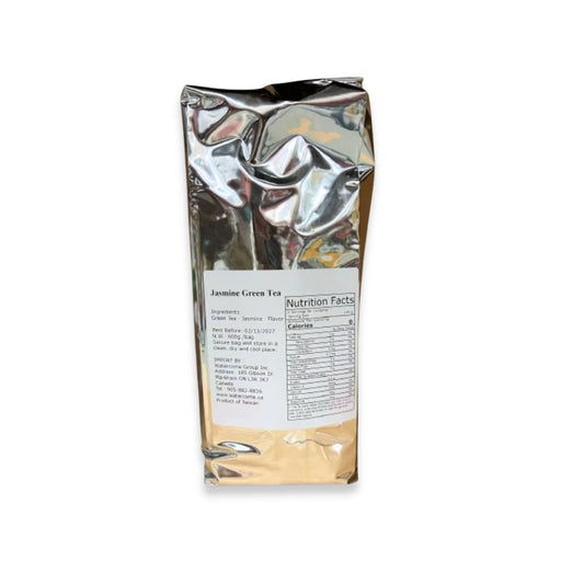 Watercome Jasmine Green Tea teabags from Taiwan with 100 individually packed tea bags, ideal for bubble tea shops, restaurants, cafés, and home brewing