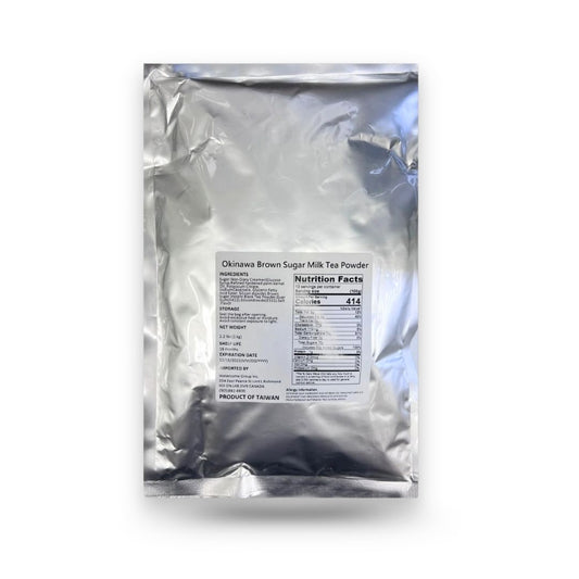 Watercome Okinawa Brown Sugar Milk Tea Powder for bubble tea milk tea smoothies dessert drinks and café beverages