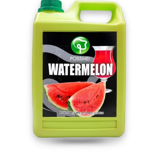Watercome watermelon syrup with refreshing fruit flavor for bubble tea specialty drinks and desserts
